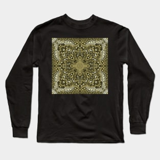 gold pattern Long Sleeve T-Shirt